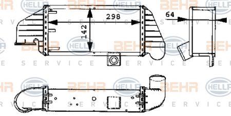 Behr-Hella 8ML 376 723-071 Intercooler, charger 8ML376723071: Buy near me in Poland at 2407.PL - Good price!