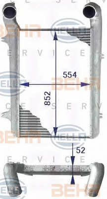 Behr-Hella 8ML 376 723-771 Intercooler, charger 8ML376723771: Buy near me in Poland at 2407.PL - Good price!