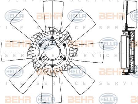 Behr-Hella 8MV 376 729-461 Вентилятор радиатора охлаждения 8MV376729461: Купить в Польше - Отличная цена на 2407.PL!