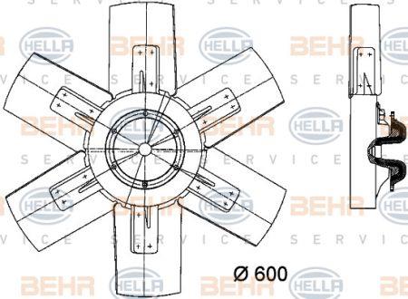 Behr-Hella 8MV 376 730-261 Вентилятор радіатора охолодження 8MV376730261: Купити у Польщі - Добра ціна на 2407.PL!