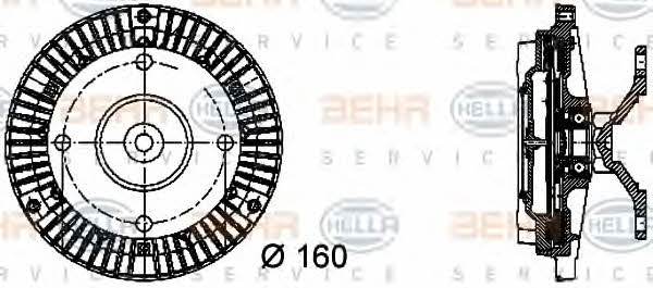 Behr-Hella 8MV 376 732-051 Sprzęgło wentylatora chłodnicy 8MV376732051: Atrakcyjna cena w Polsce na 2407.PL - Zamów teraz!