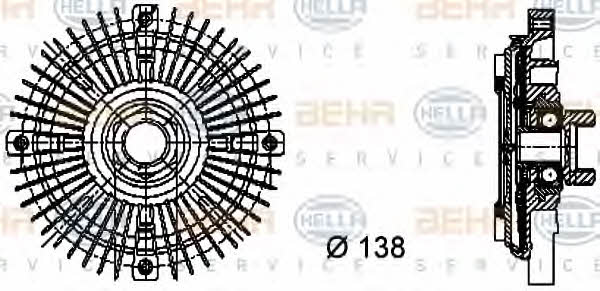 Behr-Hella 8MV 376 732-211 Sprzęgło wentylatora chłodnicy 8MV376732211: Dobra cena w Polsce na 2407.PL - Kup Teraz!
