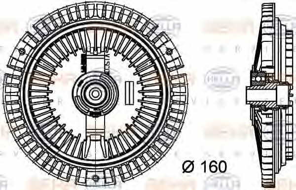 Behr-Hella 8MV 376 732-351 Visco-Kupplung komplett 8MV376732351: Kaufen Sie zu einem guten Preis in Polen bei 2407.PL!