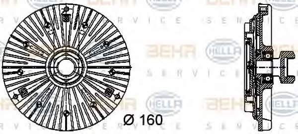 Behr-Hella 8MV 376 732-441 Visco-Kupplung komplett 8MV376732441: Kaufen Sie zu einem guten Preis in Polen bei 2407.PL!
