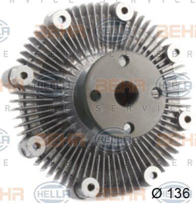 Behr-Hella 8MV 376 758-611 Viscous coupling assembly 8MV376758611: Buy near me in Poland at 2407.PL - Good price!