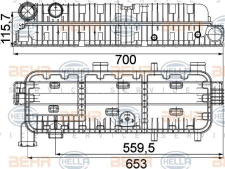 Behr-Hella 8MY 376 743-631 Expansion tank 8MY376743631: Buy near me at 2407.PL in Poland at an Affordable price!