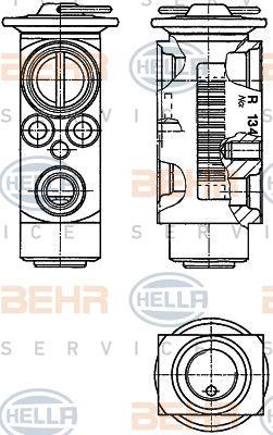 Behr-Hella 8UW 351 234-181 Air conditioner expansion valve 8UW351234181: Buy near me in Poland at 2407.PL - Good price!