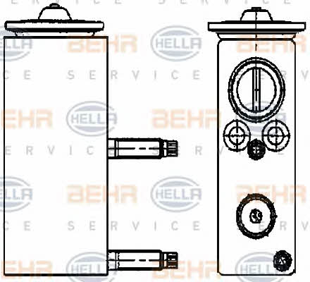 Behr-Hella 8UW 351 234-461 Клапан розширювальний кондиціонеру 8UW351234461: Приваблива ціна - Купити у Польщі на 2407.PL!