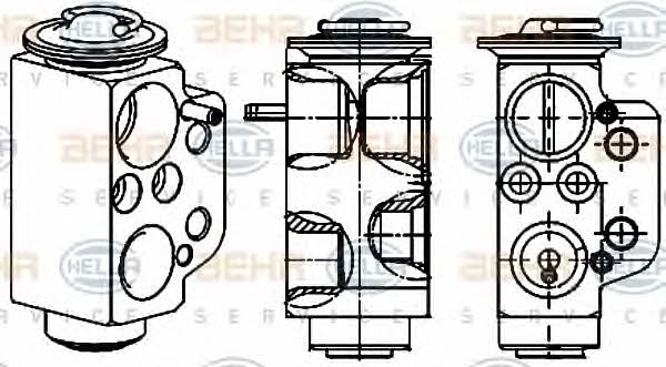 Behr-Hella 8UW 351 234-471 Air conditioner expansion valve 8UW351234471: Buy near me in Poland at 2407.PL - Good price!