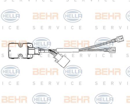 Behr-Hella 5HL 351 321-021 Heater control unit 5HL351321021: Buy near me in Poland at 2407.PL - Good price!