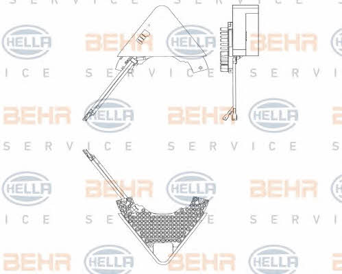 Behr-Hella 5HL 351 321-221 Блок управления отопителем салона 5HL351321221: Отличная цена - Купить в Польше на 2407.PL!