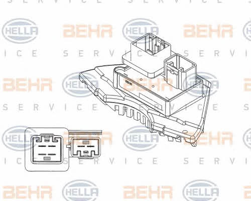Behr-Hella 5HL 351 321-231 Блок управления отопителем салона 5HL351321231: Отличная цена - Купить в Польше на 2407.PL!