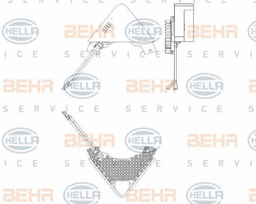 Behr-Hella 5HL 351 321-271 Heater control unit 5HL351321271: Buy near me in Poland at 2407.PL - Good price!