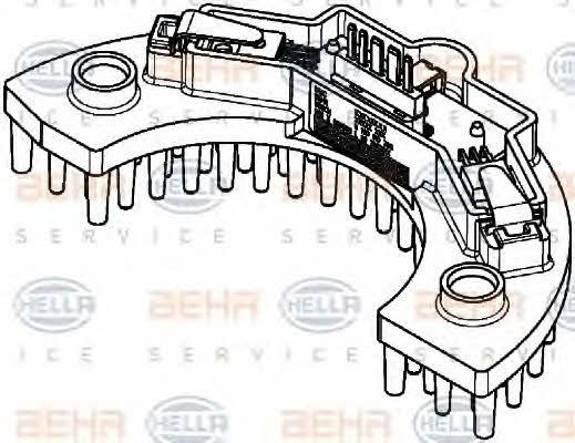 Behr-Hella 5HL 351 321-561 Heater control unit 5HL351321561: Buy near me in Poland at 2407.PL - Good price!