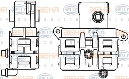 Behr-Hella 6NV 351 329-421 Привод заслонки отопителя салона 6NV351329421: Отличная цена - Купить в Польше на 2407.PL!