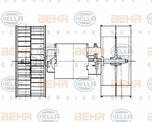 Behr-Hella 8EW 009 100-621 Wentylator ogrzewania salonu 8EW009100621: Dobra cena w Polsce na 2407.PL - Kup Teraz!