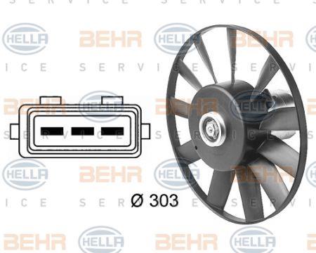 Behr-Hella 8EW 009 144-501 Вентилятор радиатора охлаждения 8EW009144501: Отличная цена - Купить в Польше на 2407.PL!