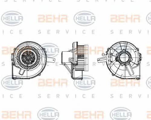 Behr-Hella 8EW 009 157-121 Fan assy - heater motor 8EW009157121: Buy near me in Poland at 2407.PL - Good price!