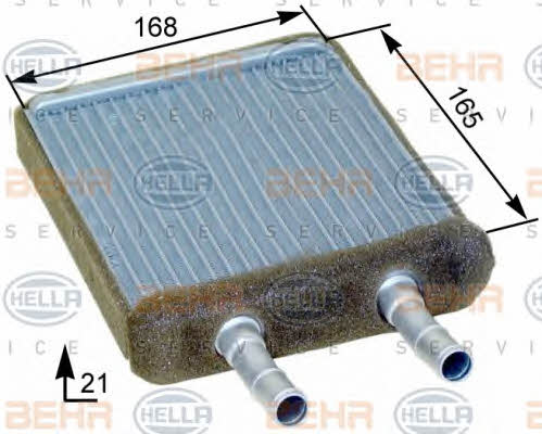 Behr-Hella 8FH 351 315-201 Heat exchanger, interior heating 8FH351315201: Buy near me in Poland at 2407.PL - Good price!