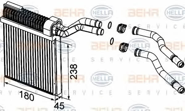 Behr-Hella 8FH 351 315-621 Nagrzewnica ogrzewania kabiny 8FH351315621: Dobra cena w Polsce na 2407.PL - Kup Teraz!