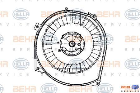 Behr-Hella 8EW 009 159-321 Fan assy - heater motor 8EW009159321: Buy near me in Poland at 2407.PL - Good price!