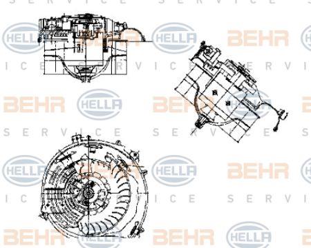 Behr-Hella 8EW 009 159-331 Wentylator ogrzewania salonu 8EW009159331: Dobra cena w Polsce na 2407.PL - Kup Teraz!