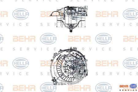 Behr-Hella 8EW 009 159-351 Fan assy - heater motor 8EW009159351: Buy near me at 2407.PL in Poland at an Affordable price!