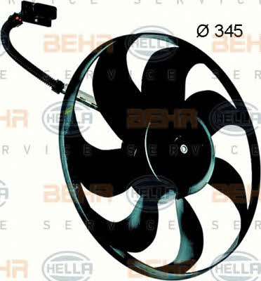 Behr-Hella 8EW 351 043-321 Вентилятор радіатора охолодження 8EW351043321: Приваблива ціна - Купити у Польщі на 2407.PL!
