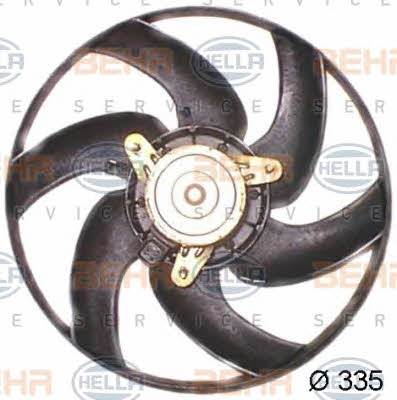 Behr-Hella 8EW 351 043-521 Hub, engine cooling fan wheel 8EW351043521: Buy near me at 2407.PL in Poland at an Affordable price!