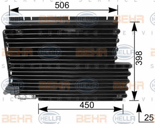 Behr-Hella 8FC 351 035-301 Радиатор кондиционера (Конденсатор) 8FC351035301: Отличная цена - Купить в Польше на 2407.PL!