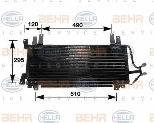 Behr-Hella 8FC 351 035-341 Радиатор кондиционера (Конденсатор) 8FC351035341: Отличная цена - Купить в Польше на 2407.PL!