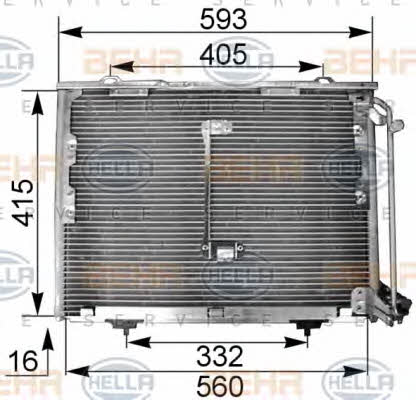 Behr-Hella 8FC 351 036-014 Cooler Module 8FC351036014: Buy near me in Poland at 2407.PL - Good price!