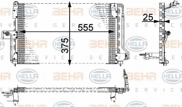 Behr-Hella 8FC 351 036-021 Cooler Module 8FC351036021: Buy near me in Poland at 2407.PL - Good price!