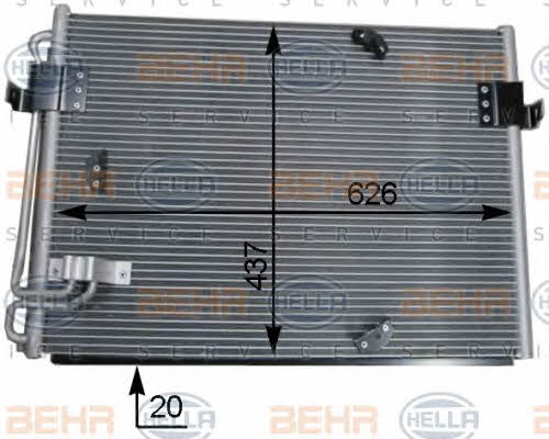Behr-Hella 8FC 351 036-151 Радиатор кондиционера (Конденсатор) 8FC351036151: Отличная цена - Купить в Польше на 2407.PL!
