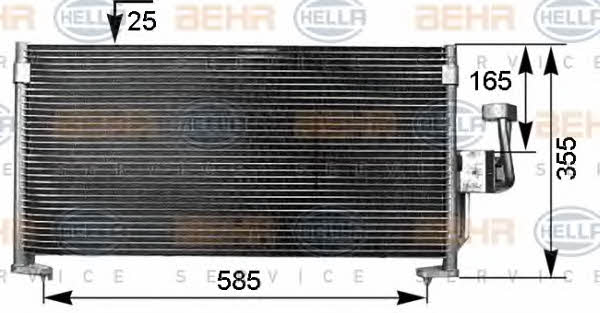 Behr-Hella 8FC 351 038-471 Cooler Module 8FC351038471: Buy near me in Poland at 2407.PL - Good price!