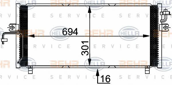 Behr-Hella 8FC 351 038-491 Moduł chłodzący 8FC351038491: Dobra cena w Polsce na 2407.PL - Kup Teraz!