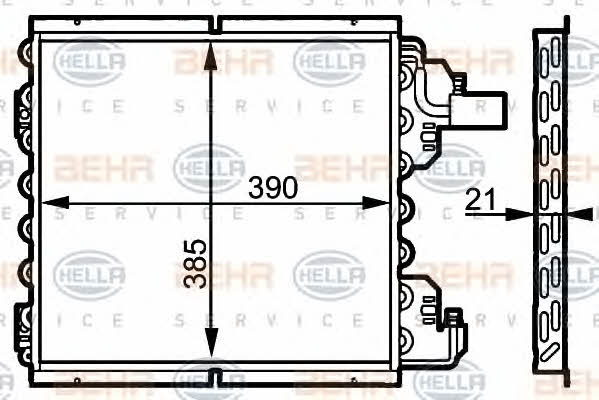 Behr-Hella 8FC 351 038-621 Cooler Module 8FC351038621: Buy near me in Poland at 2407.PL - Good price!