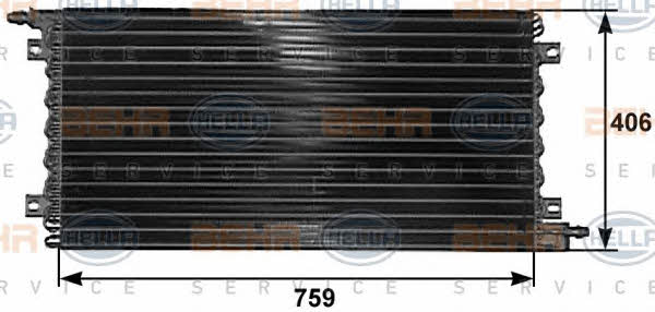 Behr-Hella 8FC 351 300-111 Moduł chłodzący 8FC351300111: Dobra cena w Polsce na 2407.PL - Kup Teraz!