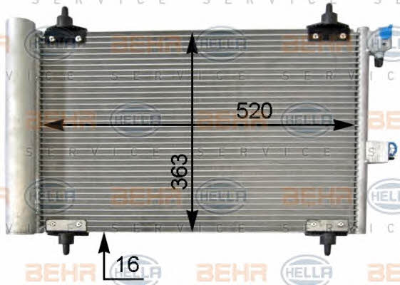 Behr-Hella 8FC 351 301-034 Cooler Module 8FC351301034: Buy near me in Poland at 2407.PL - Good price!