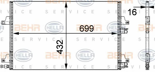 Behr-Hella 8FC 351 301-631 Moduł chłodzący 8FC351301631: Dobra cena w Polsce na 2407.PL - Kup Teraz!