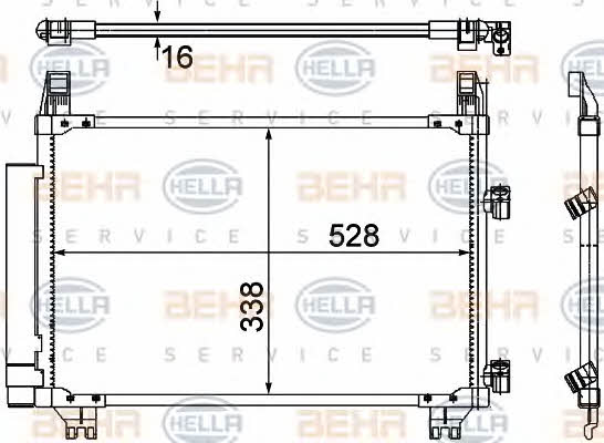 Behr-Hella 8FC 351 307-661 Cooler Module 8FC351307661: Buy near me in Poland at 2407.PL - Good price!