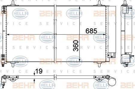 Behr-Hella 8FC 351 309-401 Cooler Module 8FC351309401: Buy near me in Poland at 2407.PL - Good price!