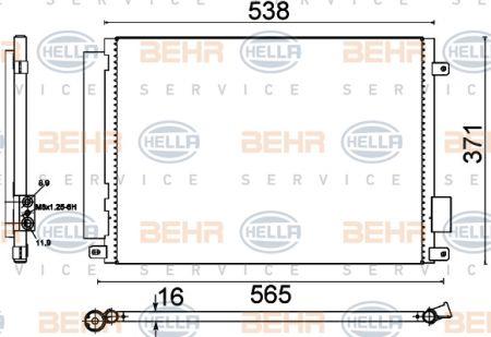 Behr-Hella 8FC 351 310-671 Cooler Module 8FC351310671: Buy near me at 2407.PL in Poland at an Affordable price!