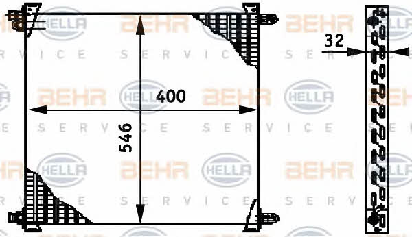 Behr-Hella 8FC 351 317-301 Cooler Module 8FC351317301: Buy near me in Poland at 2407.PL - Good price!