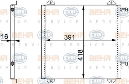 Behr-Hella 8FC 351 317-771 Cooler Module 8FC351317771: Buy near me in Poland at 2407.PL - Good price!