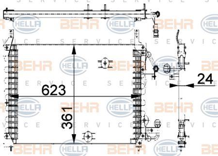 Behr-Hella 8FC 351 318-031 Радиатор кондиционера (Конденсатор) 8FC351318031: Отличная цена - Купить в Польше на 2407.PL!