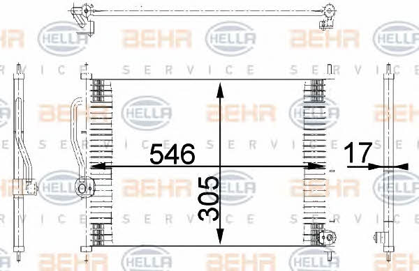 Behr-Hella 8FC 351 318-081 Cooler Module 8FC351318081: Buy near me in Poland at 2407.PL - Good price!