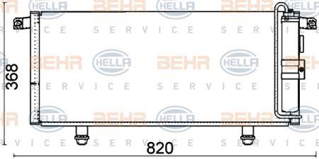 Behr-Hella 8FC 351 318-591 Радиатор кондиционера (Конденсатор) 8FC351318591: Отличная цена - Купить в Польше на 2407.PL!