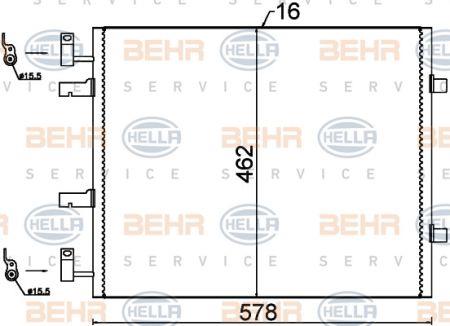 Behr-Hella 8FC 351 318-691 Cooler Module 8FC351318691: Buy near me in Poland at 2407.PL - Good price!