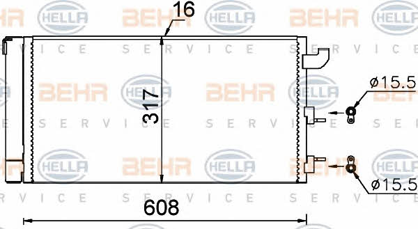 Behr-Hella 8FC 351 318-721 Cooler Module 8FC351318721: Buy near me in Poland at 2407.PL - Good price!